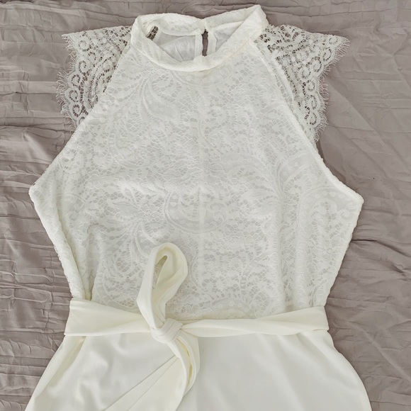 White tight midi dress - Picture 2 of 2